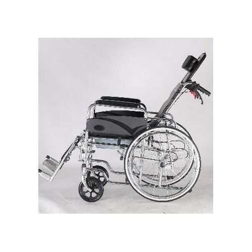 Karrocë universale me rrota me mbështetëse të lëvizshme dhe pantofla të rregullueshme - standard dhe përshtatje WC DY